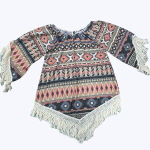 Aztec Blouse Women's Size Small Beautiful‎ J&M Brand